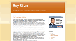 Desktop Screenshot of buy-silver.silverprice.org